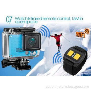 Wifi Remote Control Outdoor Sports Camera / HD Action Camer
